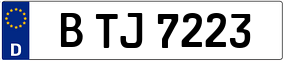 Truck License Plate